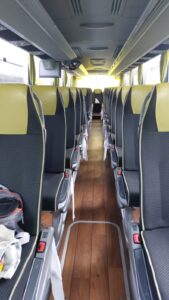 Kemijsko čišćenje autobusa - sjedala