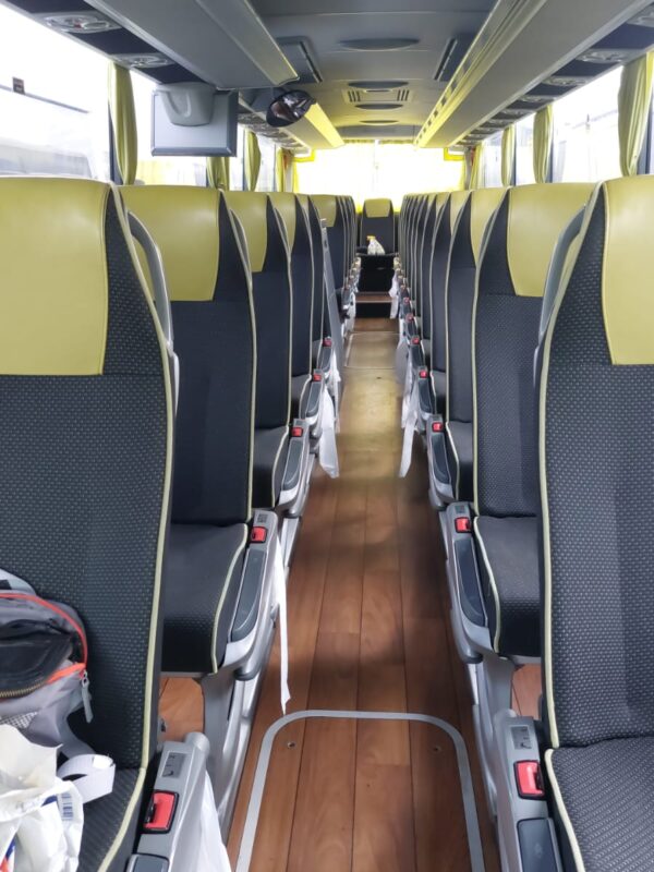 Kemijsko čišćenje autobusa - sjedala