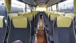 Kemijsko čišćenje autobusa - sjedala